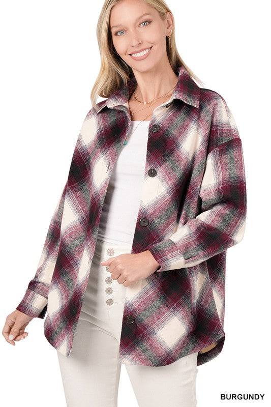 Shari Plaid Shacket