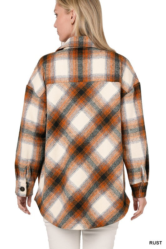 Shari Plaid Shacket