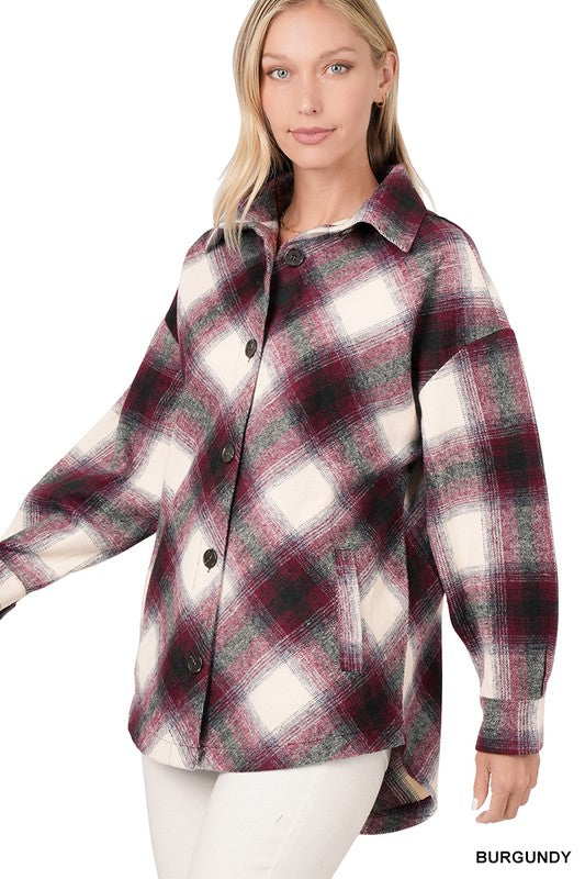 Shari Plaid Shacket