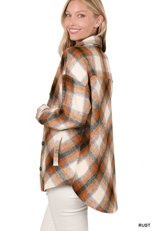 Shari Plaid Shacket