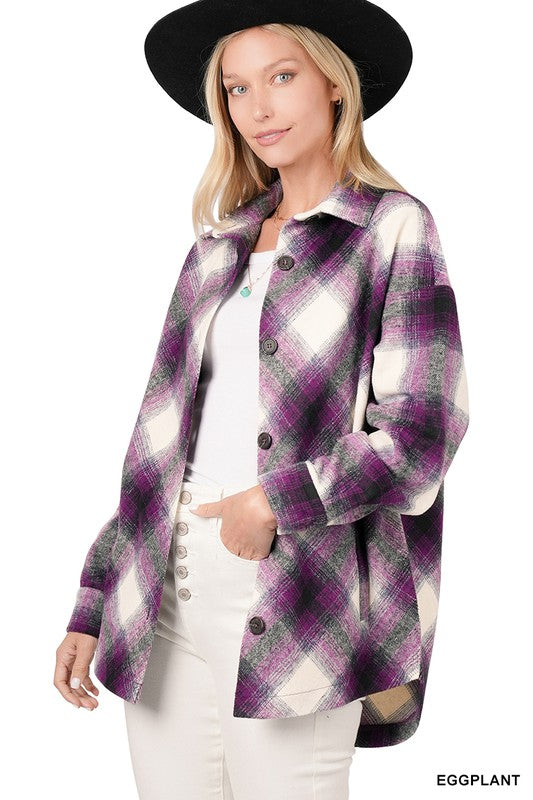 Shari Plaid Shacket