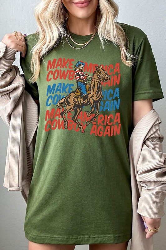 Make America Cowboy Again Graphic Tee