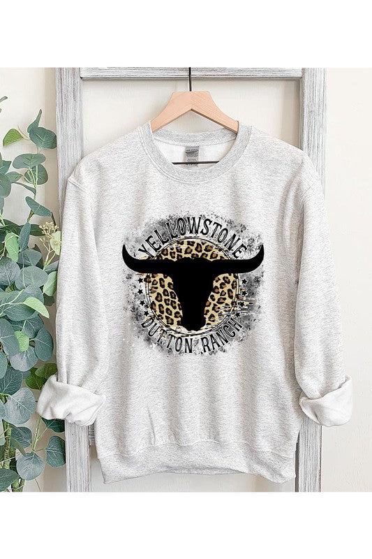 Yellowstone Bull Skull Sweatshirt