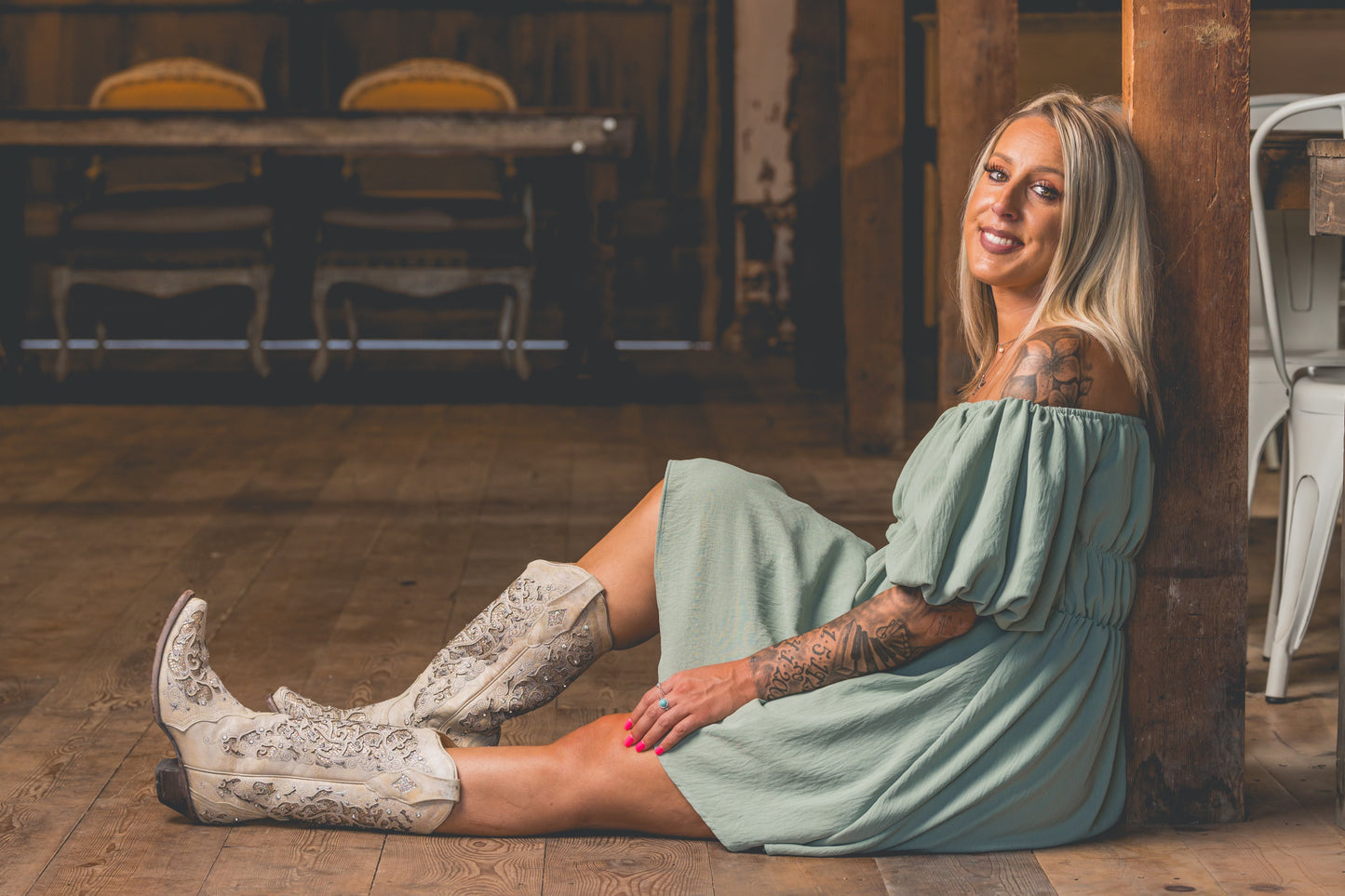 Mary Lynn Off Shoulder Dress