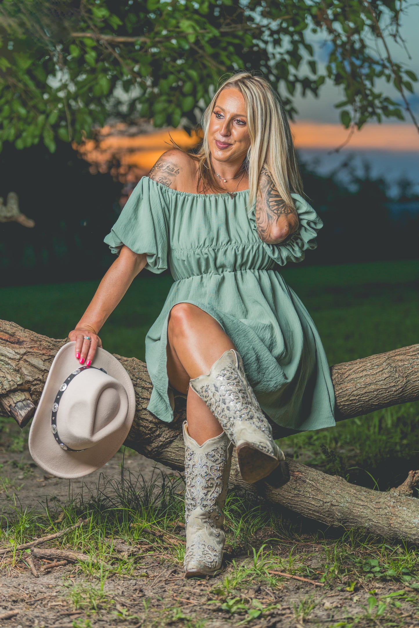 Mary Lynn Off Shoulder Dress