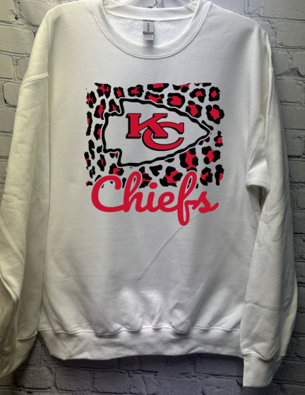 Chiefs Leopard Sweatshirt