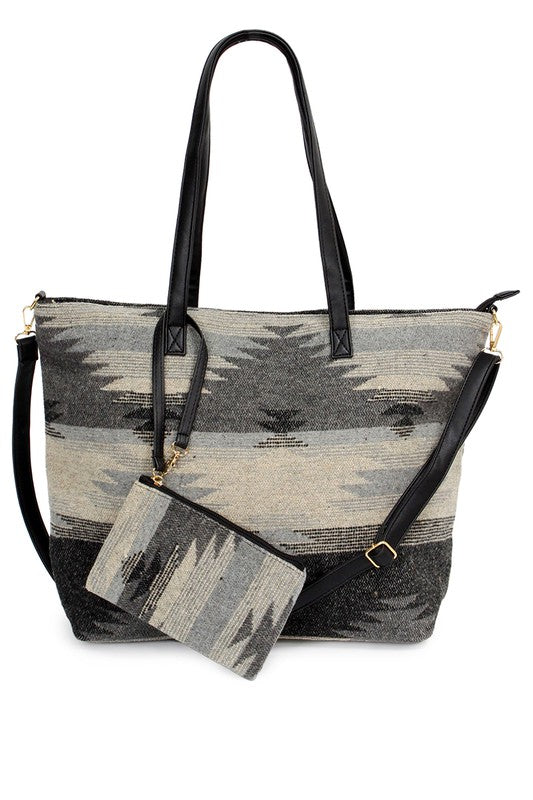 Mabel Western Aztec Large Weekender Bag