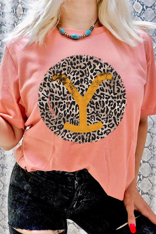 Yellowstone Leopard Short Sleeve T-Shirt