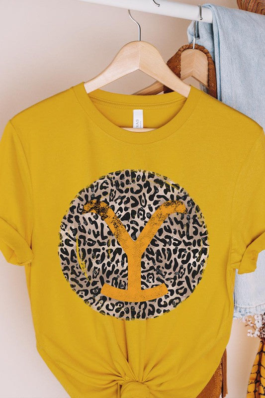 Yellowstone Leopard Short Sleeve T-Shirt