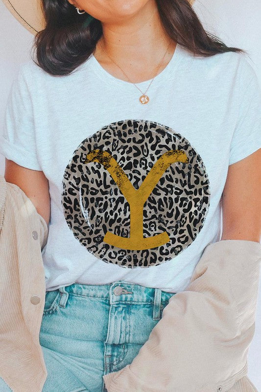 Yellowstone Leopard Short Sleeve T-Shirt