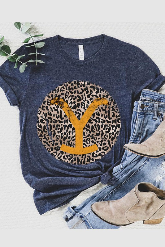 Yellowstone Leopard Short Sleeve T-Shirt