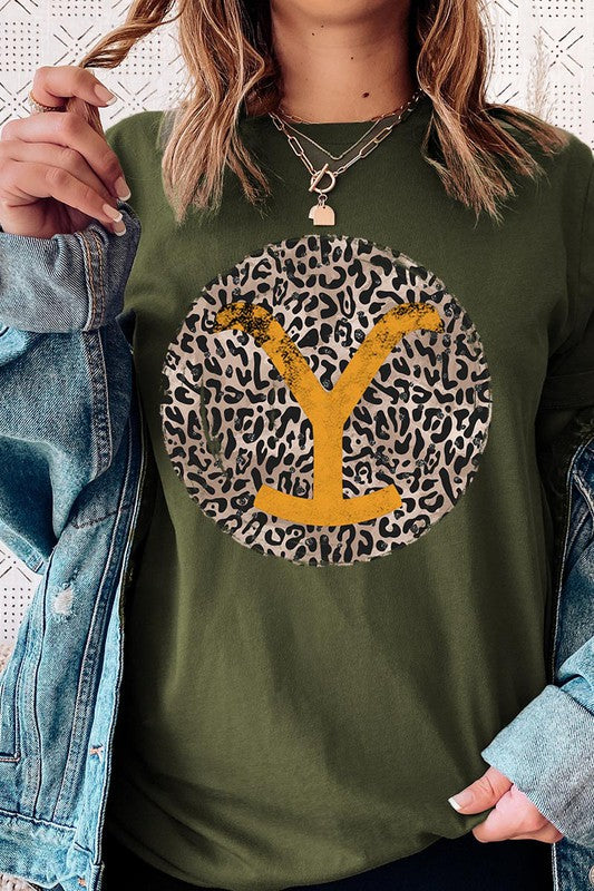 Yellowstone Leopard Short Sleeve T-Shirt