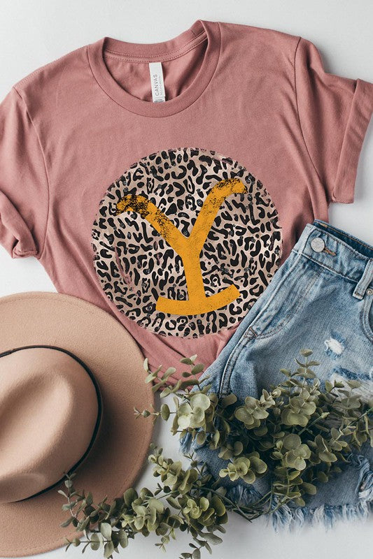 Yellowstone Leopard Short Sleeve T-Shirt