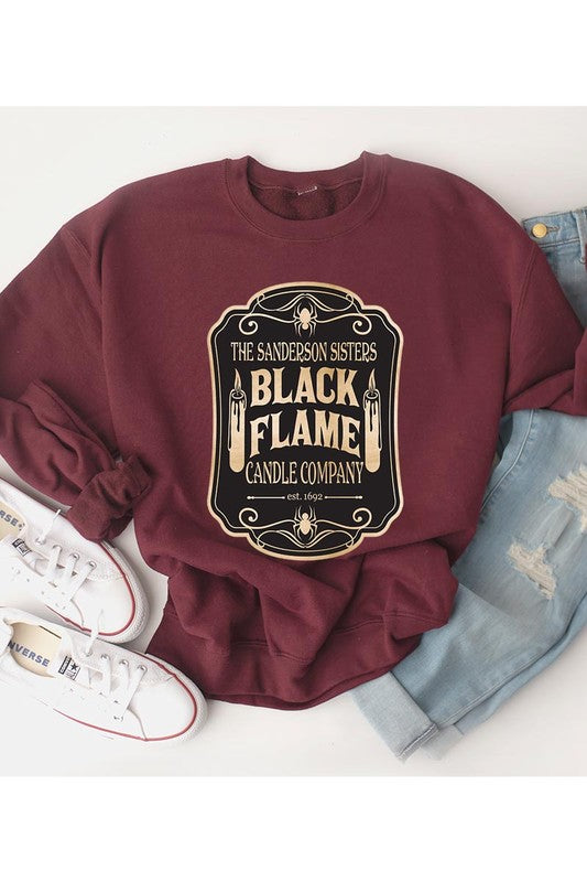 Black Flame Sweatshirt