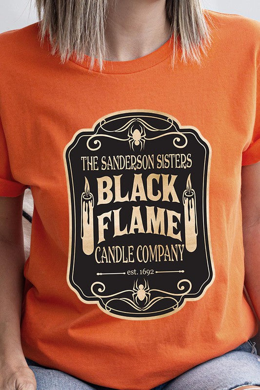 Black Flame Graphic Tee