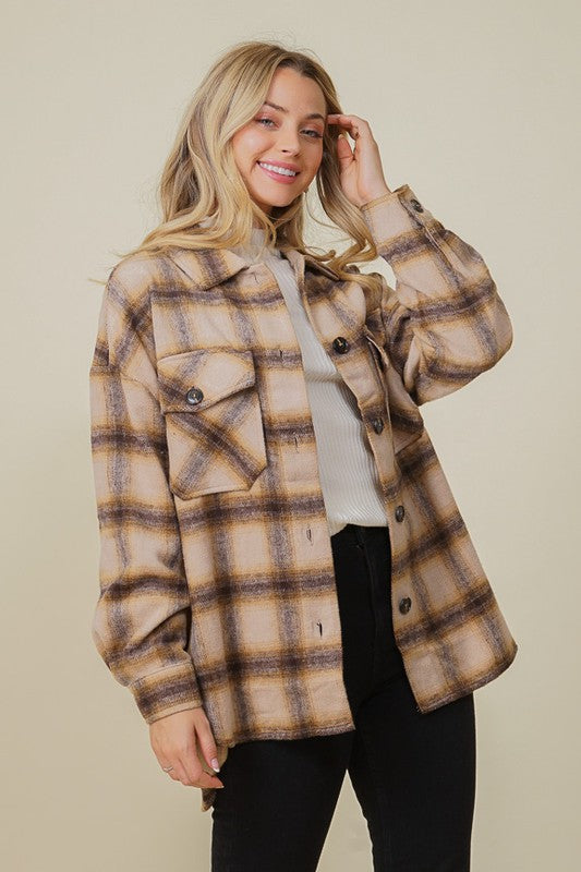 Eleanor Oversized Plaid Shacket