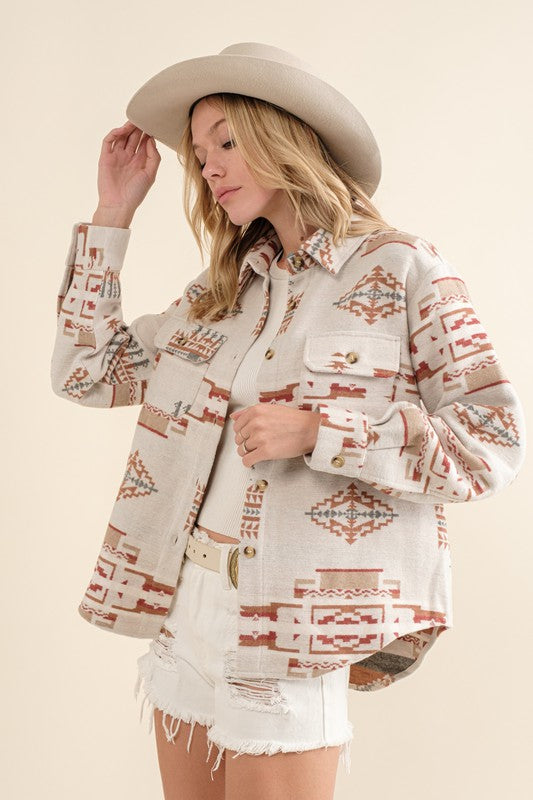 Jackie Aztec Shacket