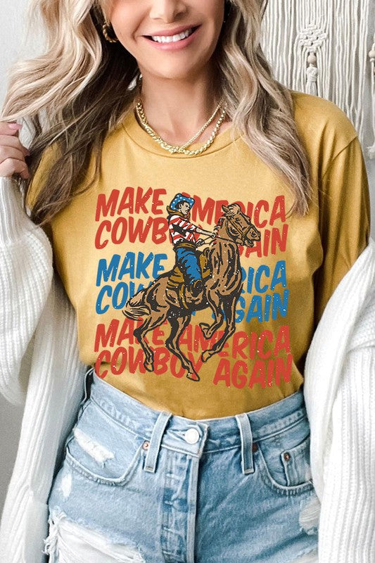 Make America Cowboy Again Graphic Tee