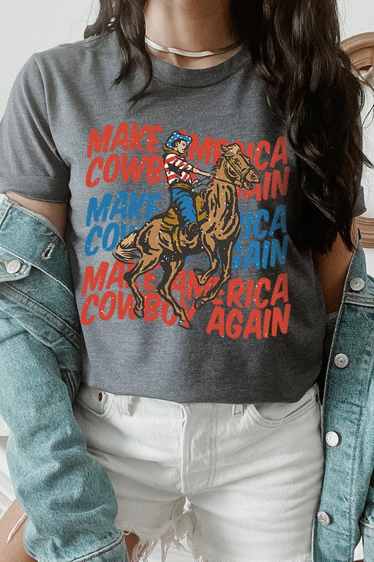 Make America Cowboy Again Graphic Tee