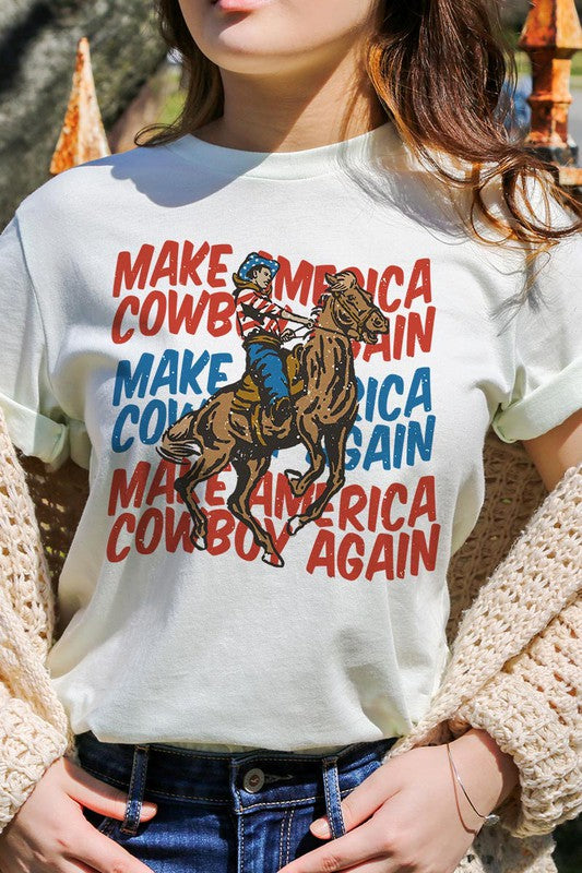 Make America Cowboy Again Graphic Tee