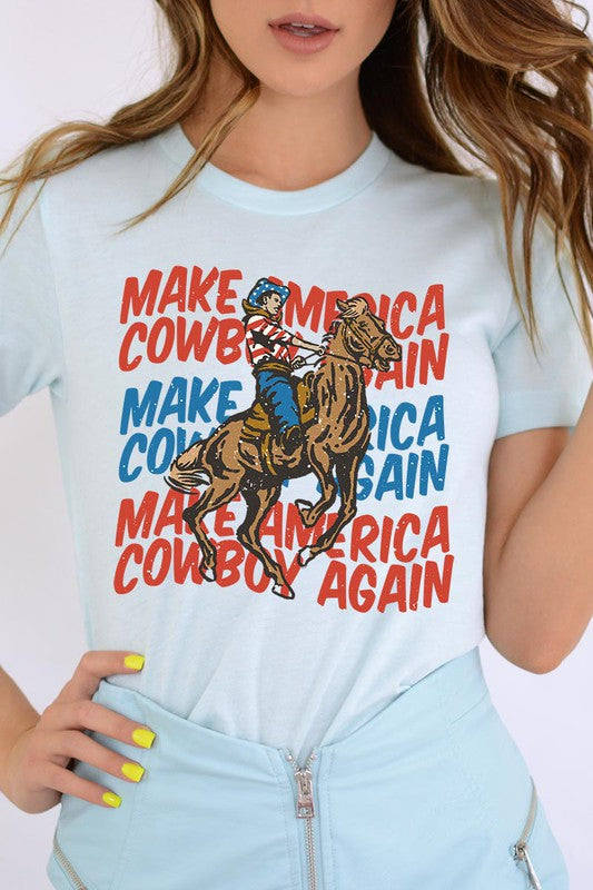 Make America Cowboy Again Graphic Tee