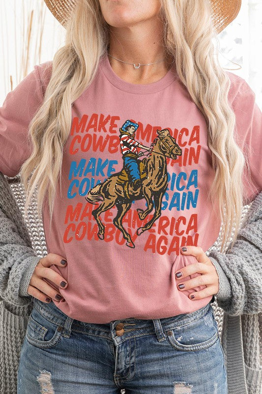 Make America Cowboy Again Graphic Tee