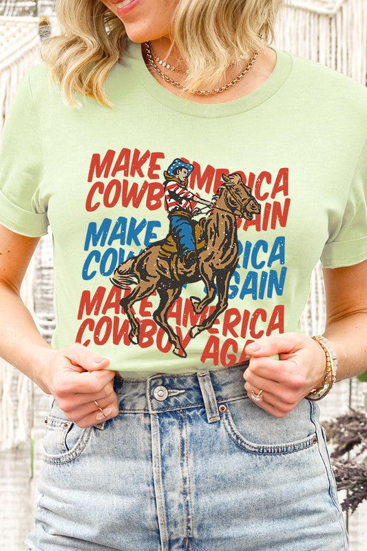 Make America Cowboy Again Graphic Tee