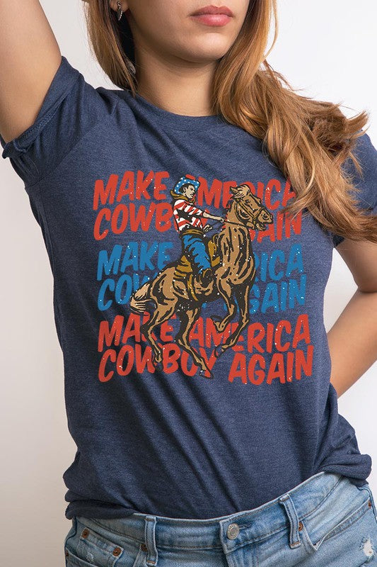 Make America Cowboy Again Graphic Tee