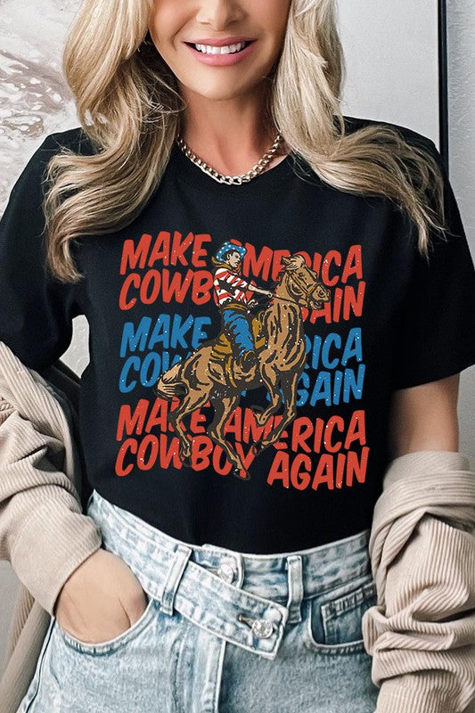 Make America Cowboy Again Graphic Tee