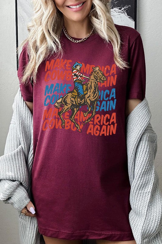 Make America Cowboy Again Graphic Tee