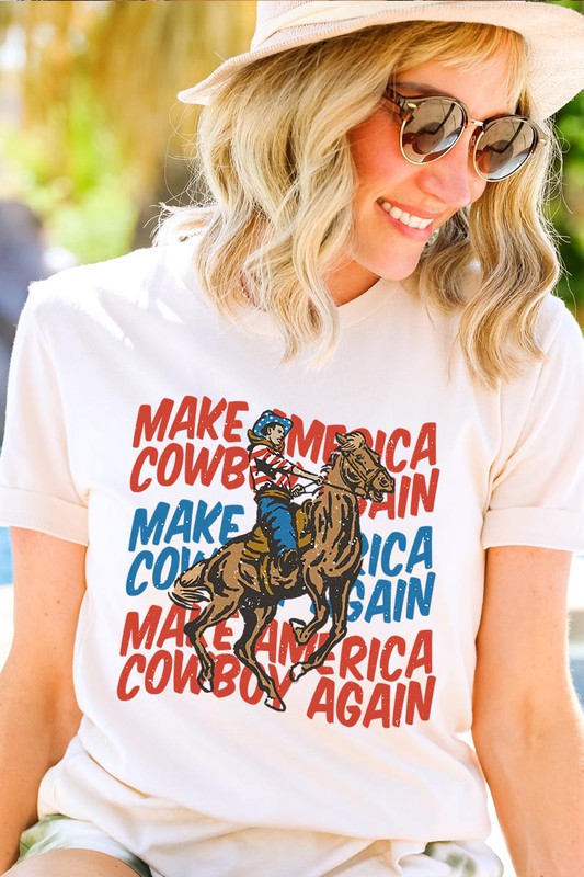 Make America Cowboy Again Graphic Tee