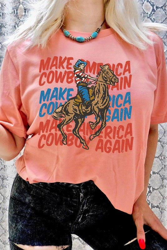 Make America Cowboy Again Graphic Tee