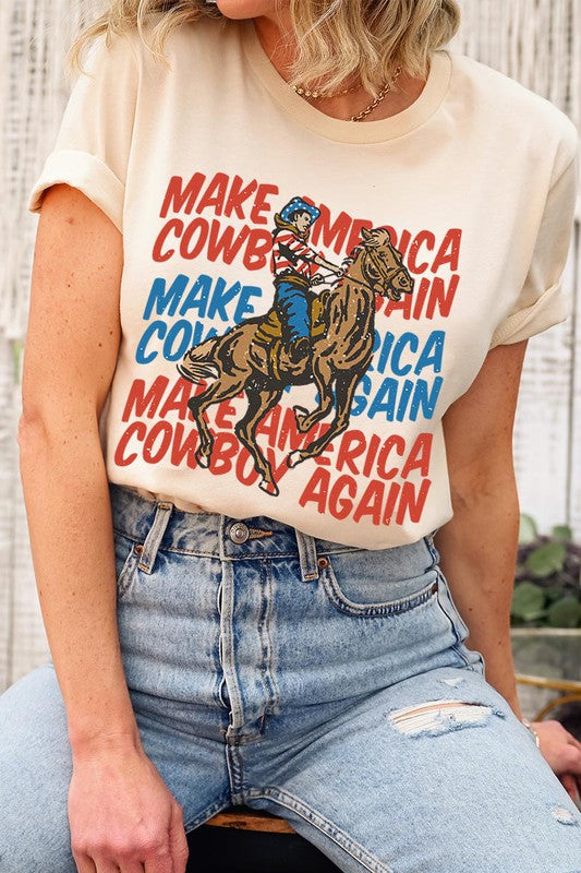 Make America Cowboy Again Graphic Tee