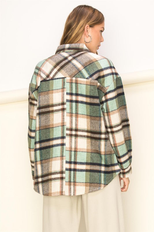 Joann Plaid Pattern Shacket