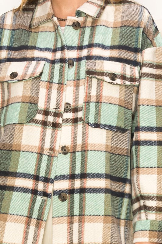 Joann Plaid Pattern Shacket