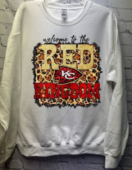 Leopard Red Kingdom Sweatshirt