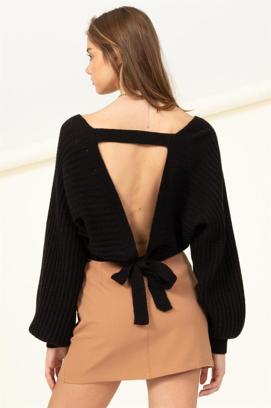 Marilyn Tie Back Sweater