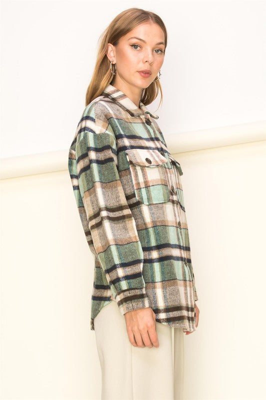 Joann Plaid Pattern Shacket