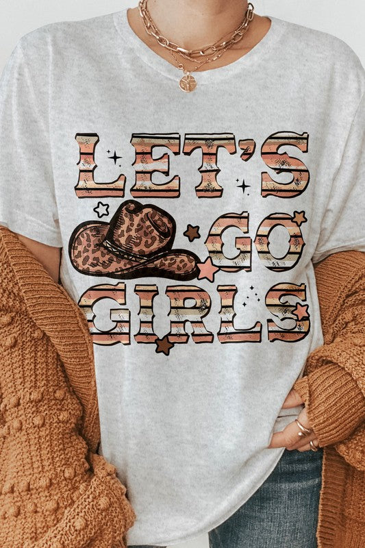 Lets Go Girls Western Graphic Tee